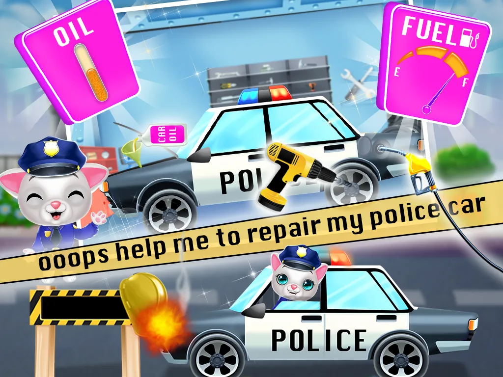 Kitty Cat Police Fun Care | Indus Appstore | Screenshot