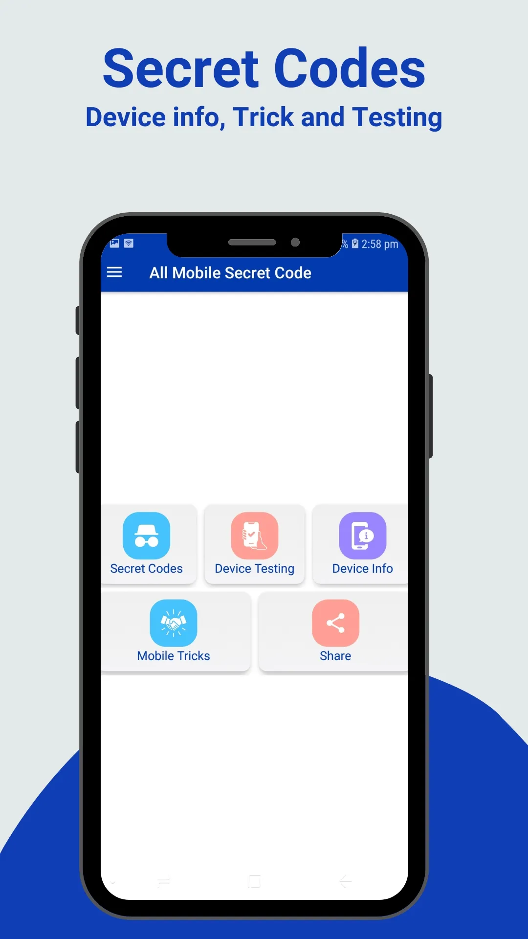 Secret Codes : Mobile Codes | Indus Appstore | Screenshot