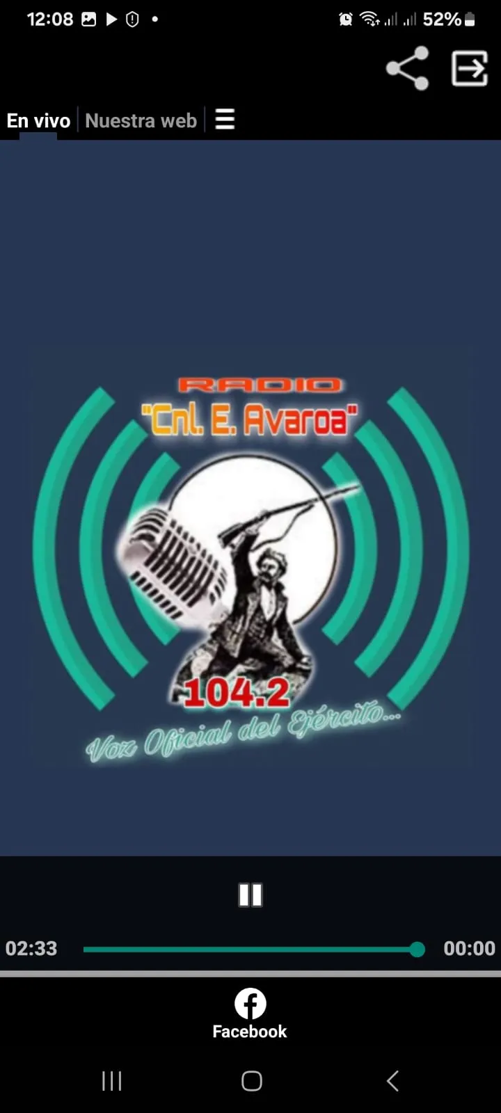 Radio Cnl.Eduardo Avaroa 104.2 | Indus Appstore | Screenshot