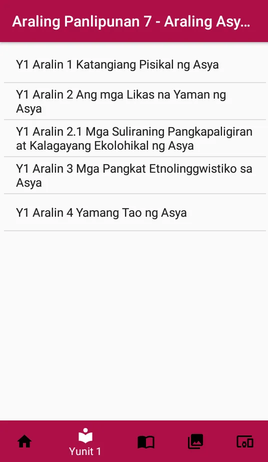 Araling Panlipunan 7 | Indus Appstore | Screenshot