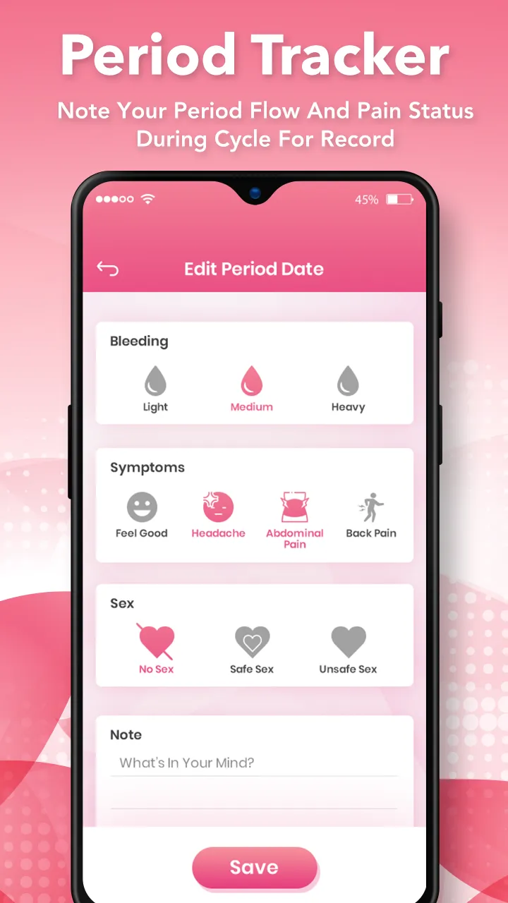 Period Tracker: Ovulation Cale | Indus Appstore | Screenshot