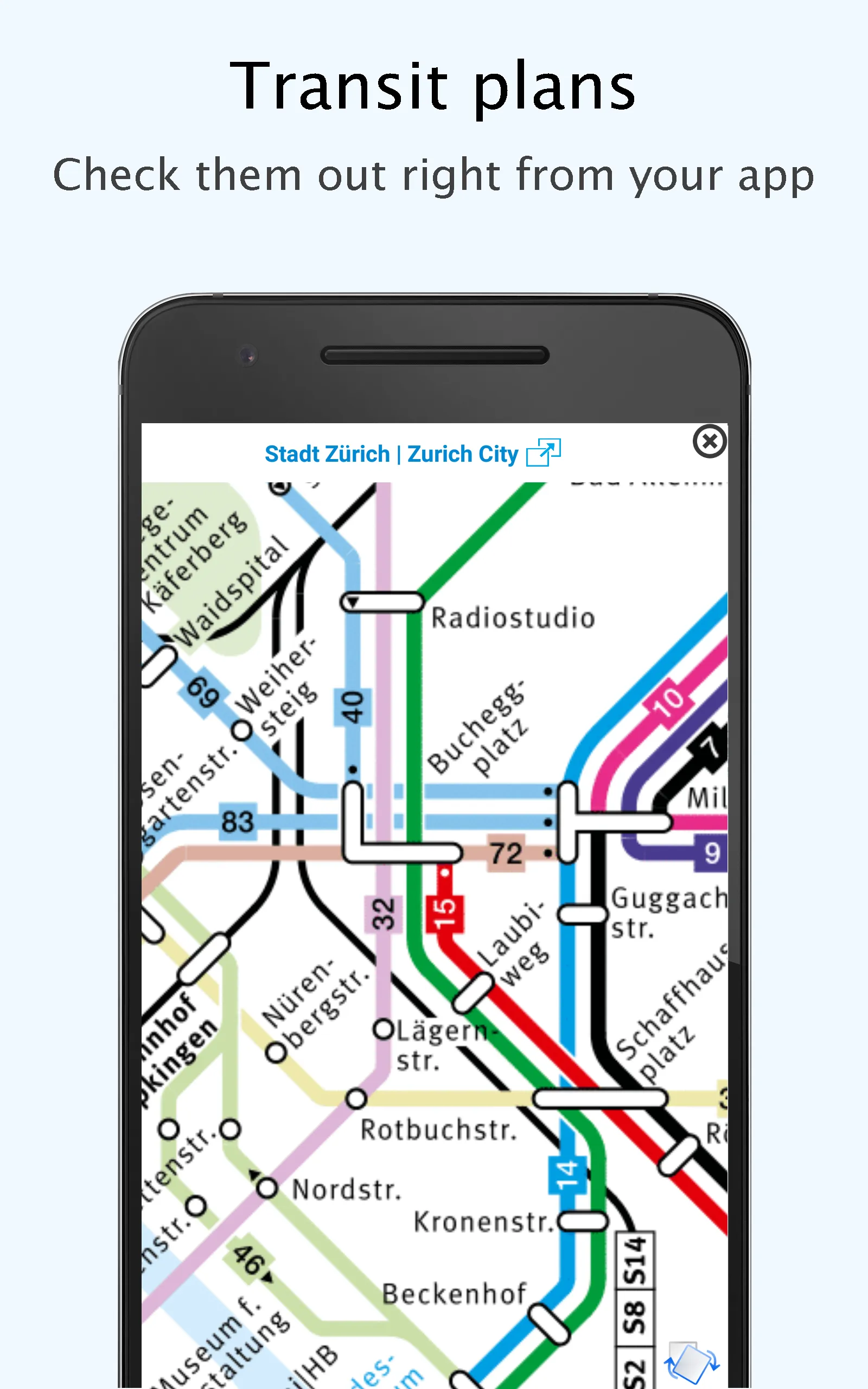 Zurich Public Transport | Indus Appstore | Screenshot