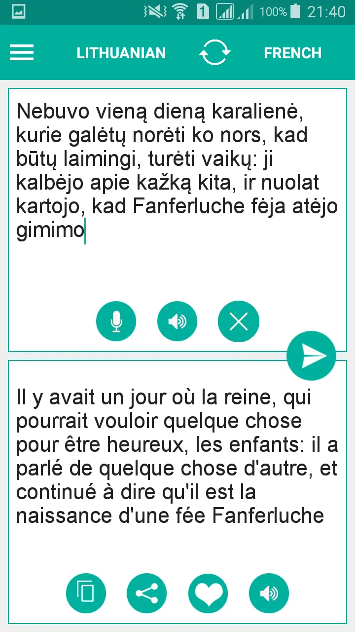 Lithuanian French Translator | Indus Appstore | Screenshot