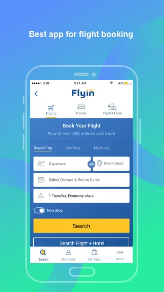 Flyin.com - Flights & Hotels | Indus Appstore | Screenshot