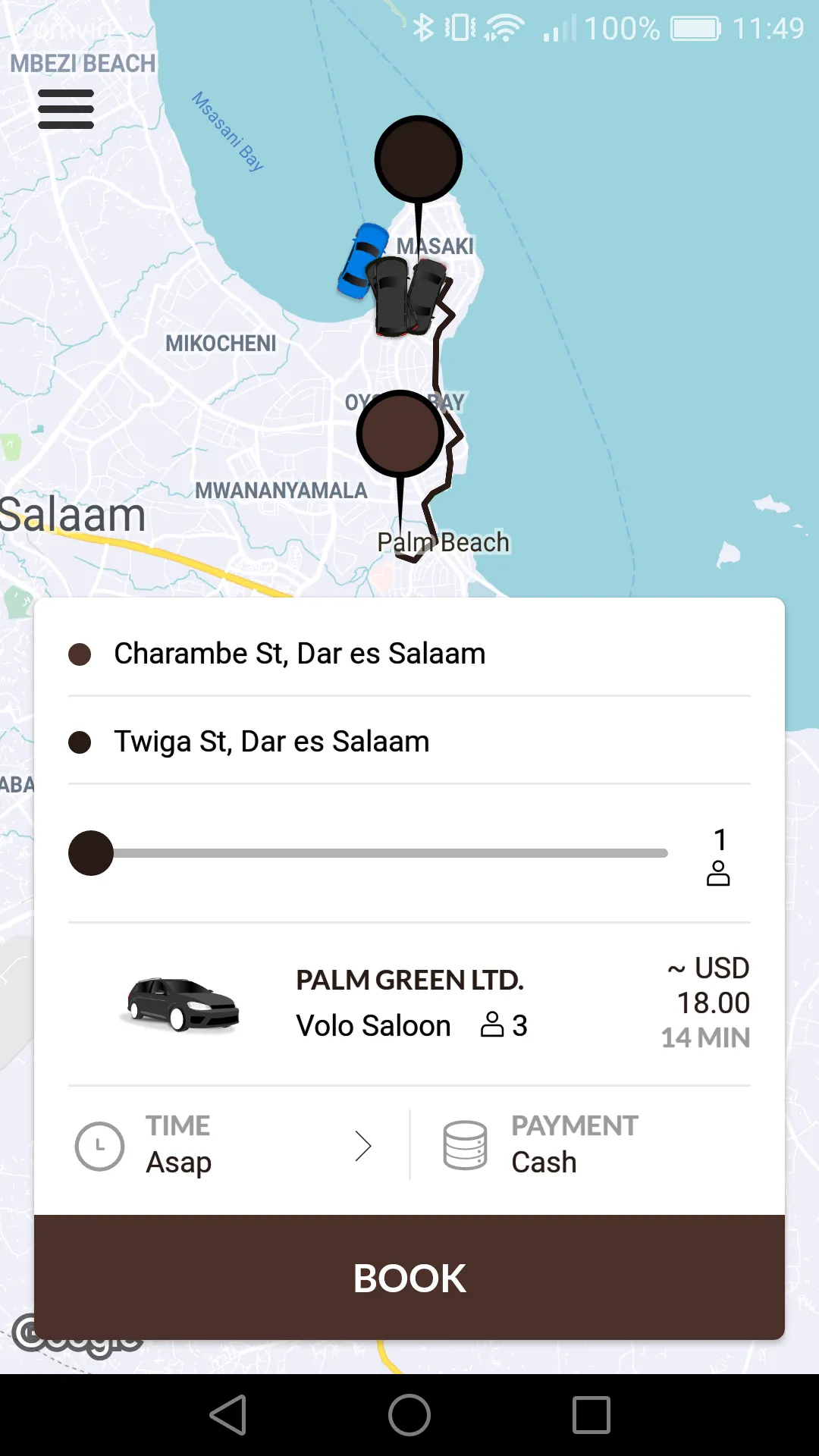 VOLO CAB | Indus Appstore | Screenshot