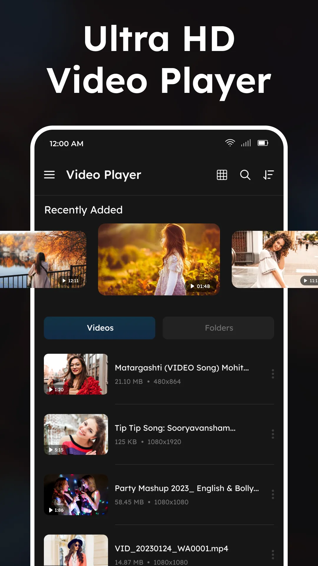 HD Video Player - All Format | Indus Appstore | Screenshot