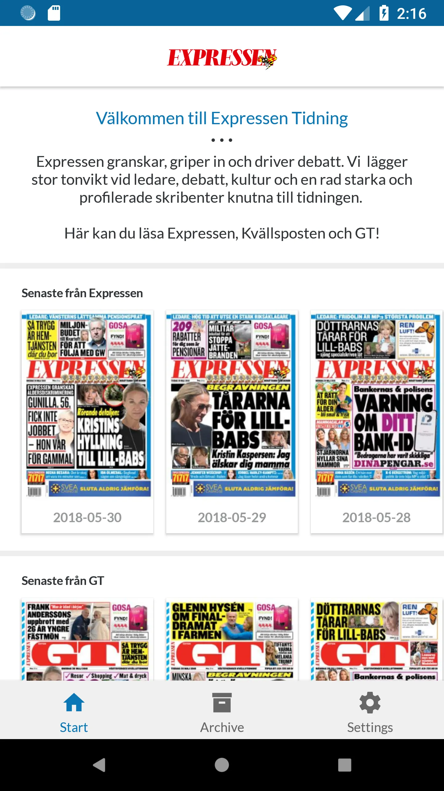 Expressen Tidning | Indus Appstore | Screenshot