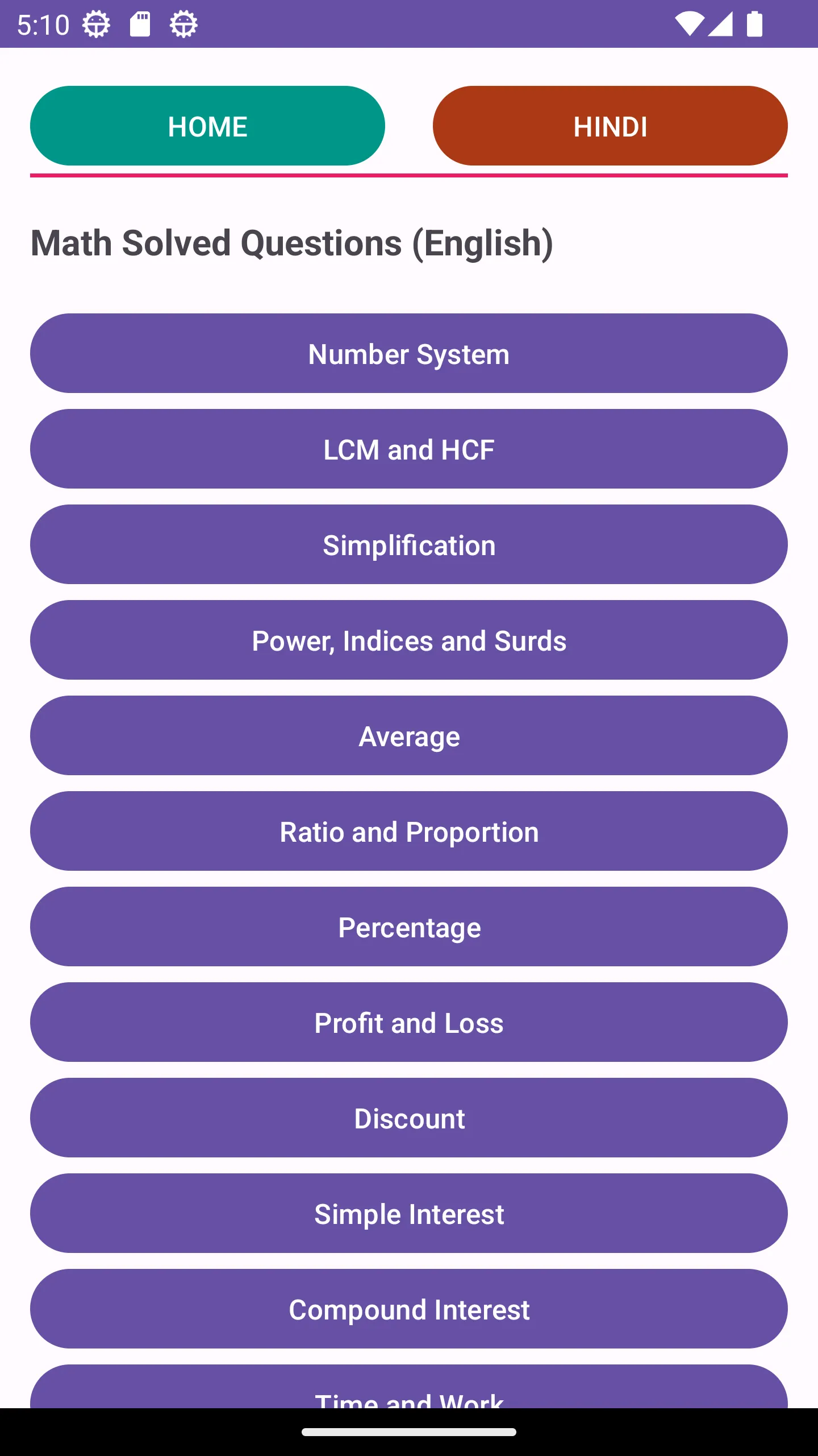 Math for Competitive Exams | Indus Appstore | Screenshot