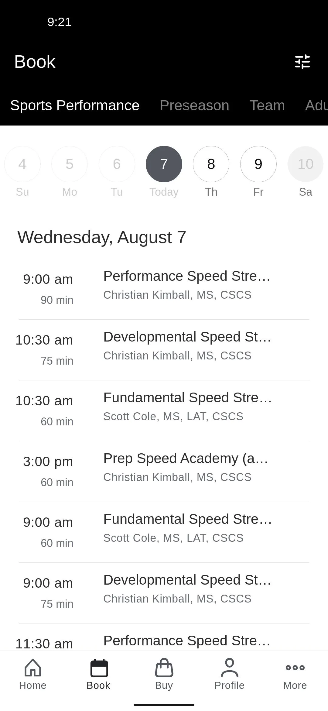 UW Health Sports Performance | Indus Appstore | Screenshot