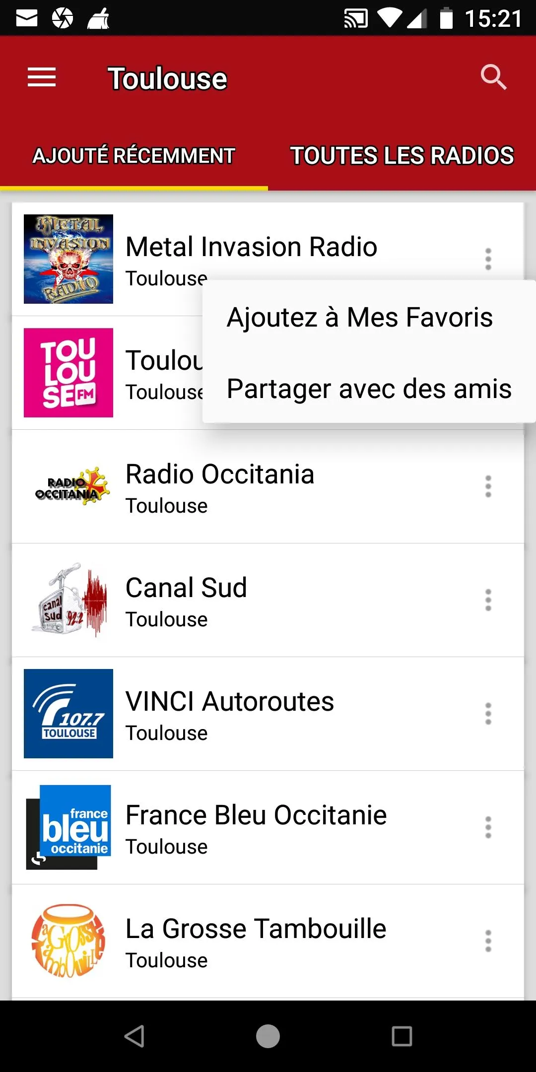 Radios de Toulouse - France | Indus Appstore | Screenshot