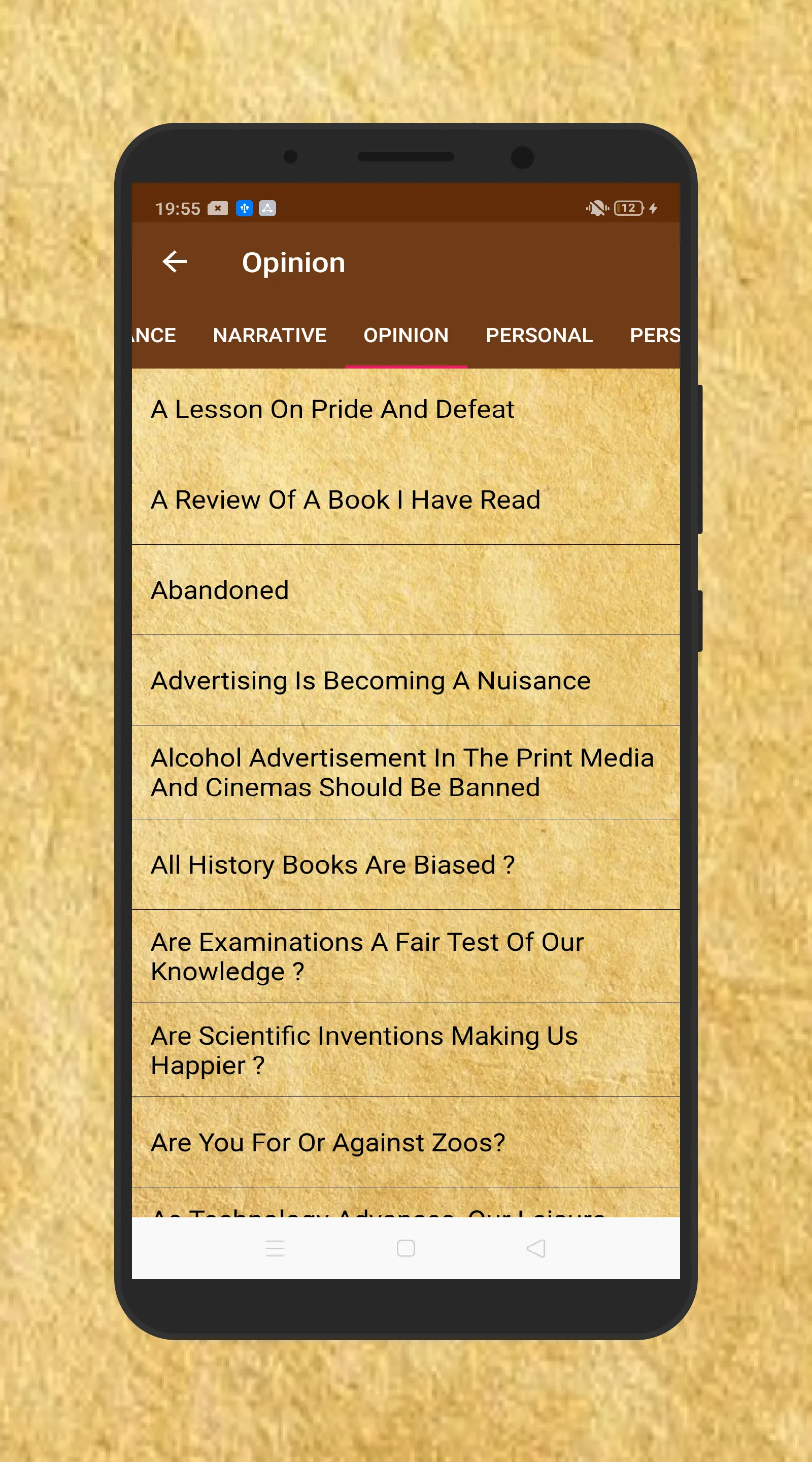 Essay Writing in English | Indus Appstore | Screenshot