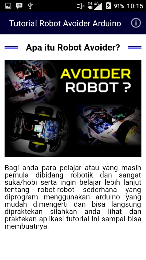 Tutorial Robot Avoider Arduino | Indus Appstore | Screenshot