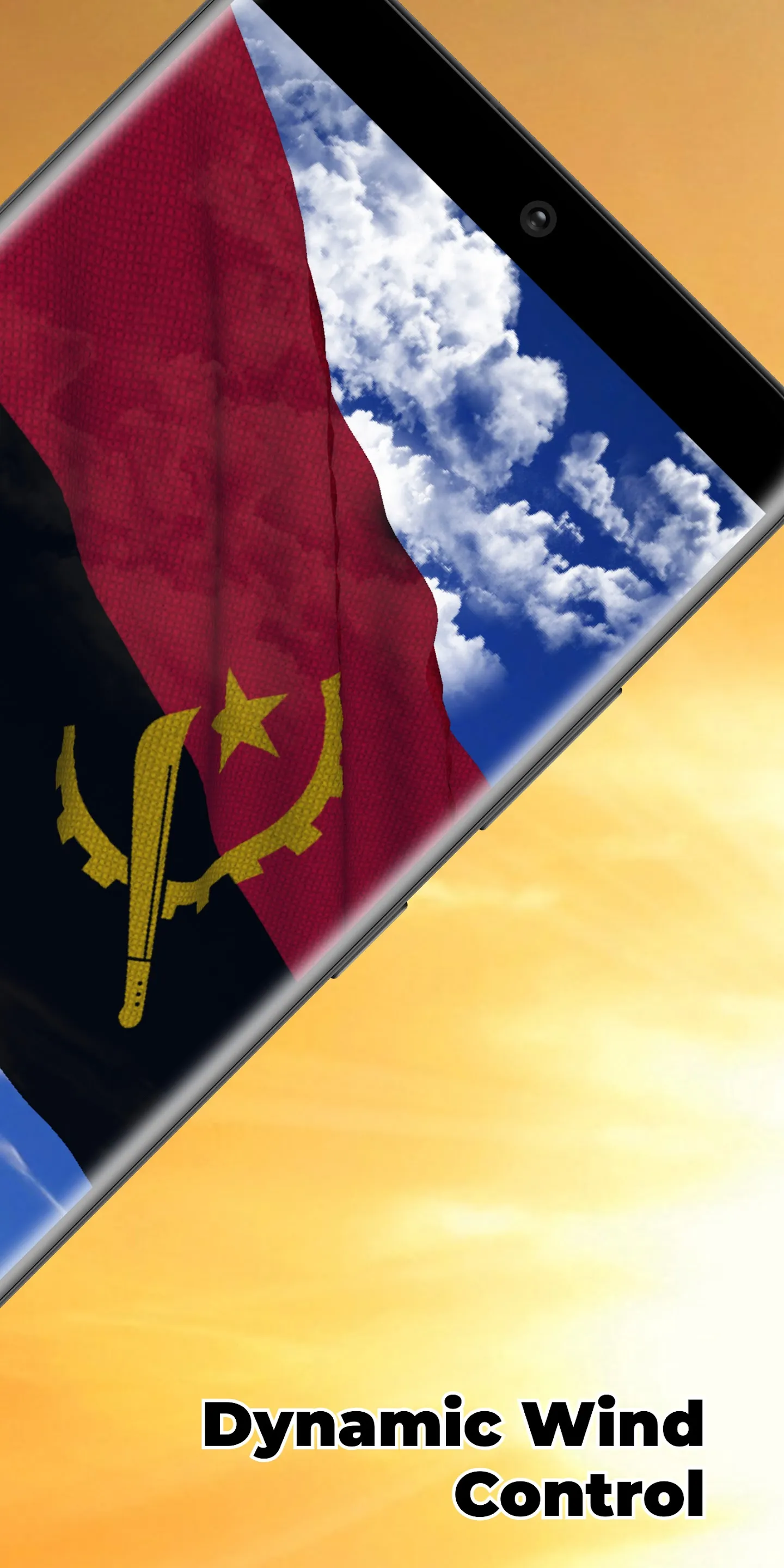 Angola Flag Live Wallpaper | Indus Appstore | Screenshot