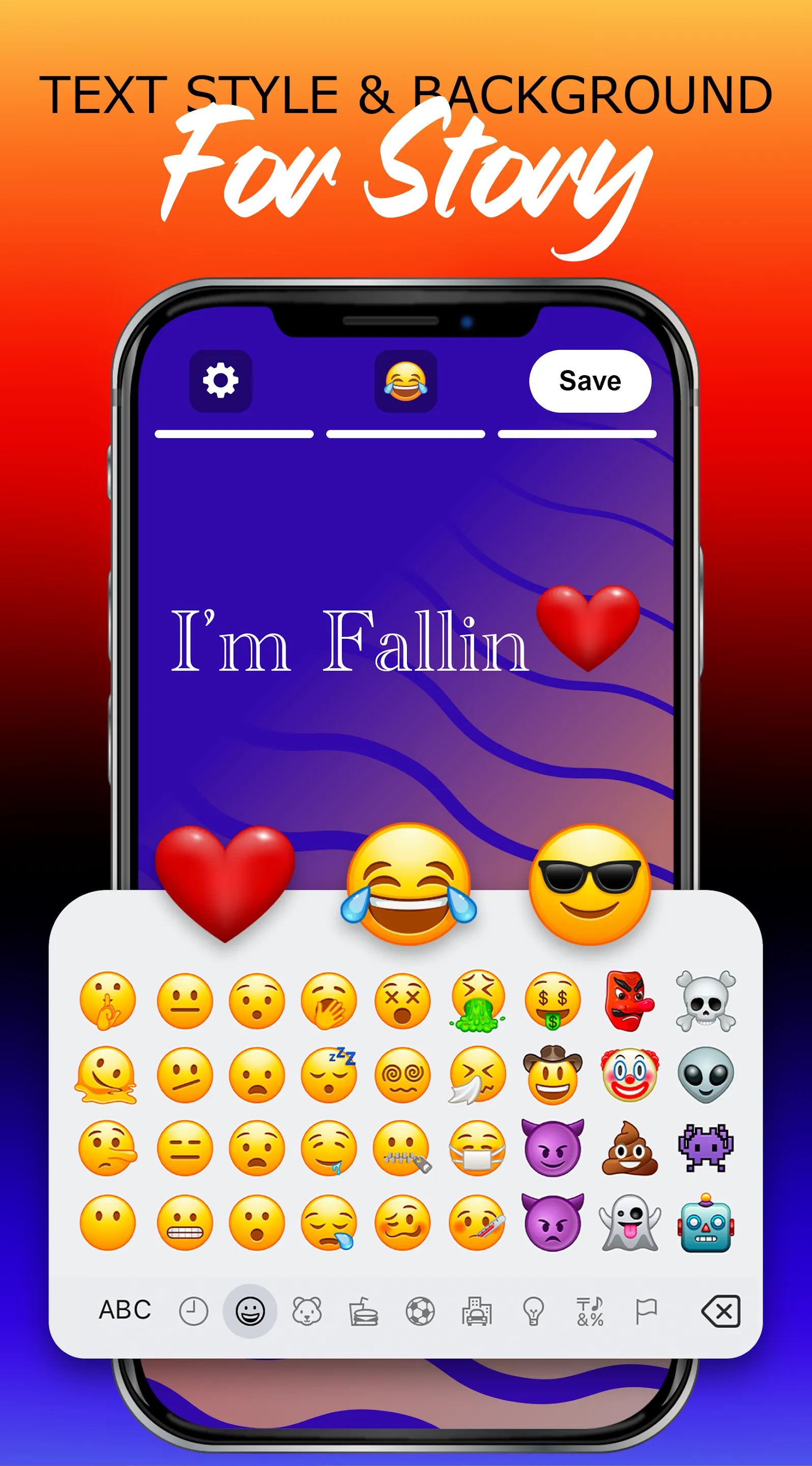 iOS Emojis For Story | Indus Appstore | Screenshot