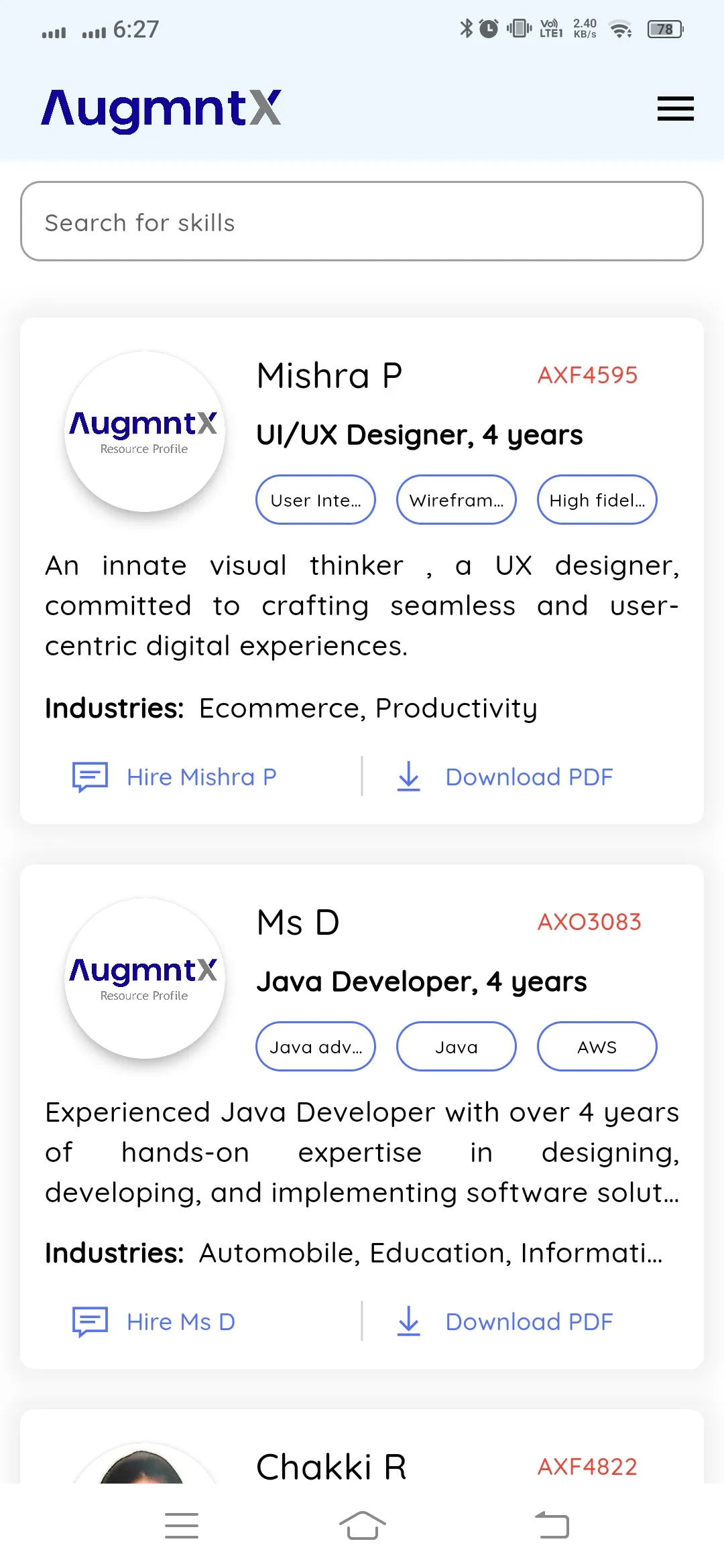 AugmntX | Indus Appstore | Screenshot