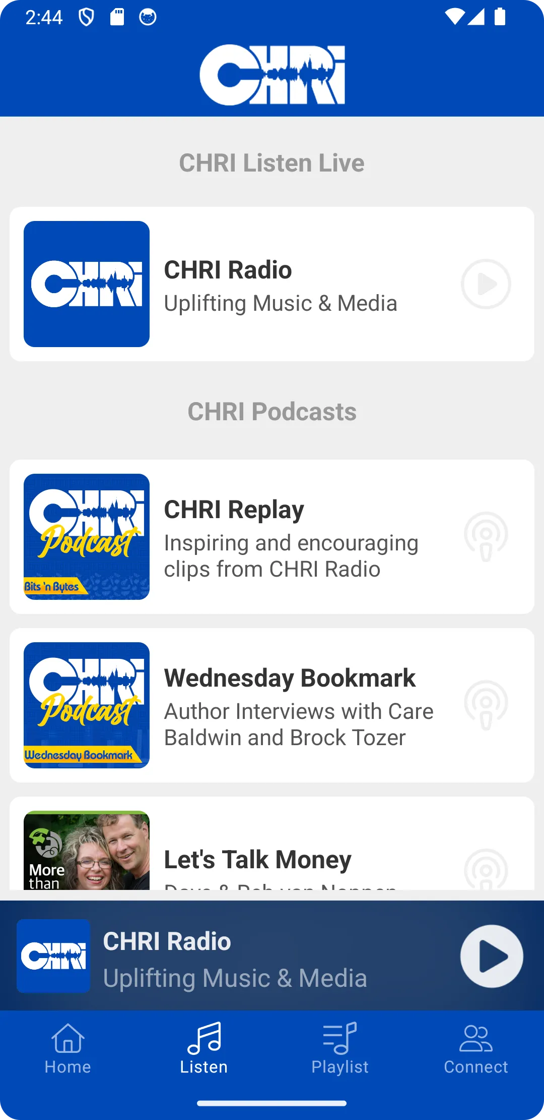 CHRI Radio | Indus Appstore | Screenshot