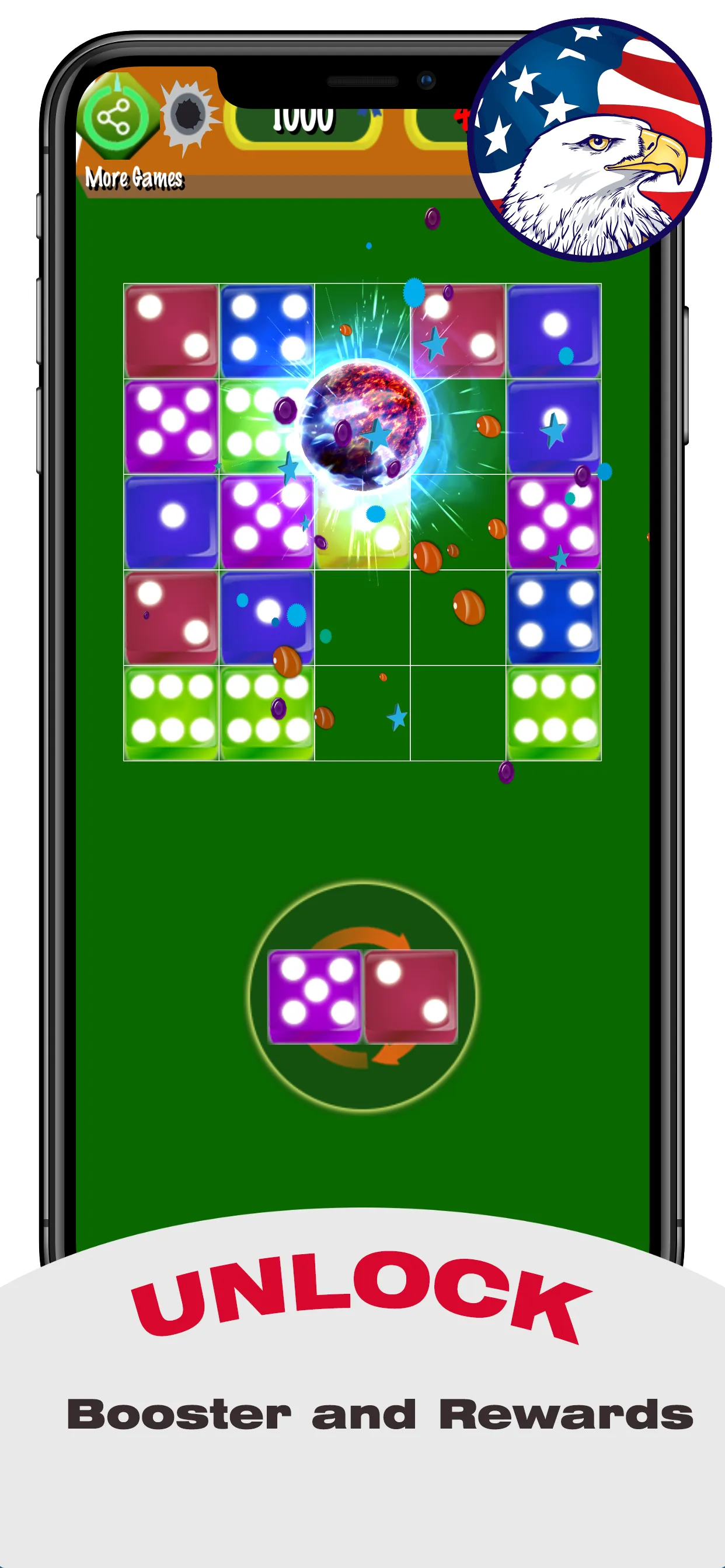 Fun 7 Dice - Merge Puzzle | Indus Appstore | Screenshot