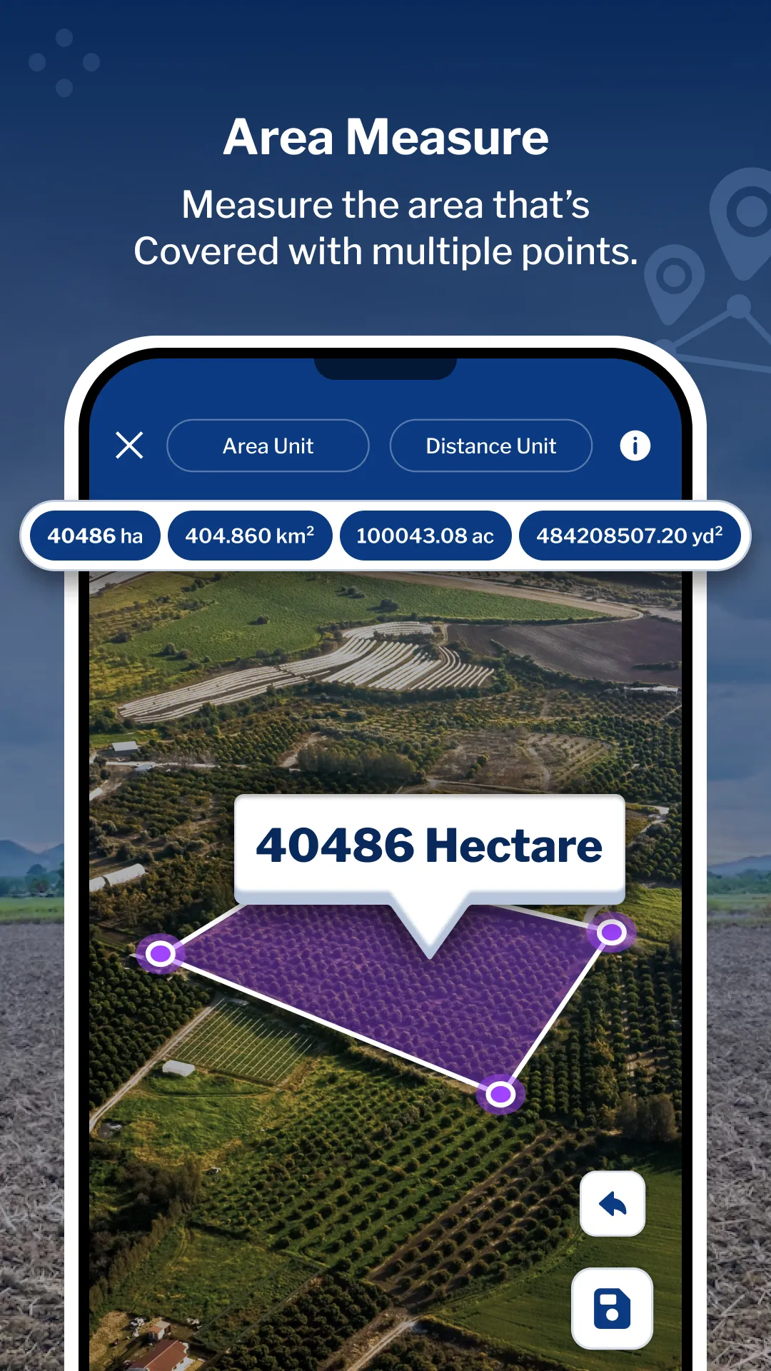 GPS Field Area Measure | Indus Appstore | Screenshot