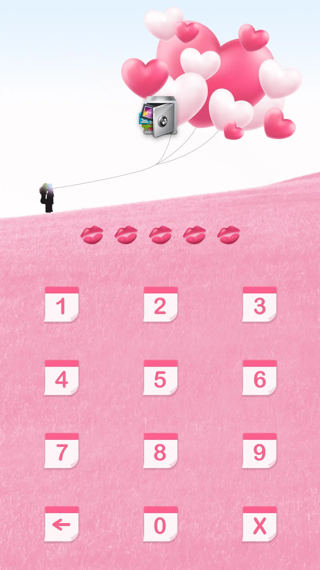 AppLock Live Theme Kiss | Indus Appstore | Screenshot