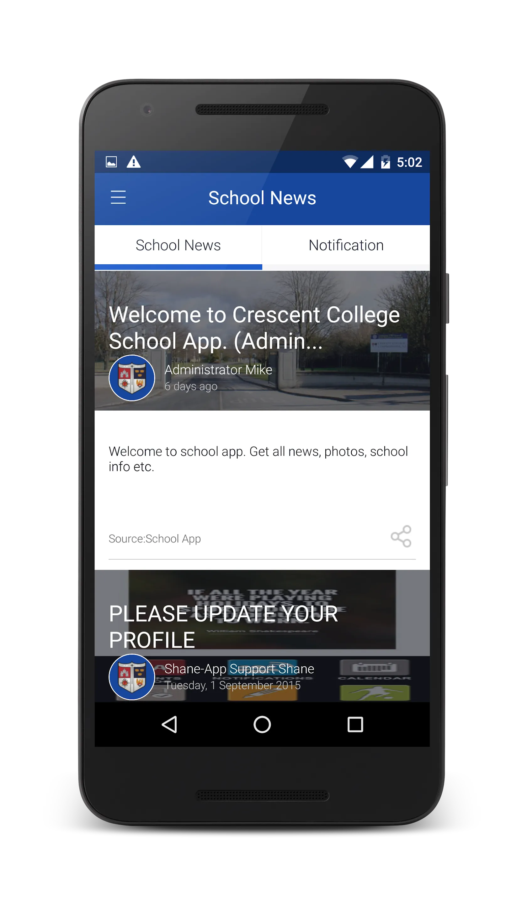 Crescent College | Indus Appstore | Screenshot