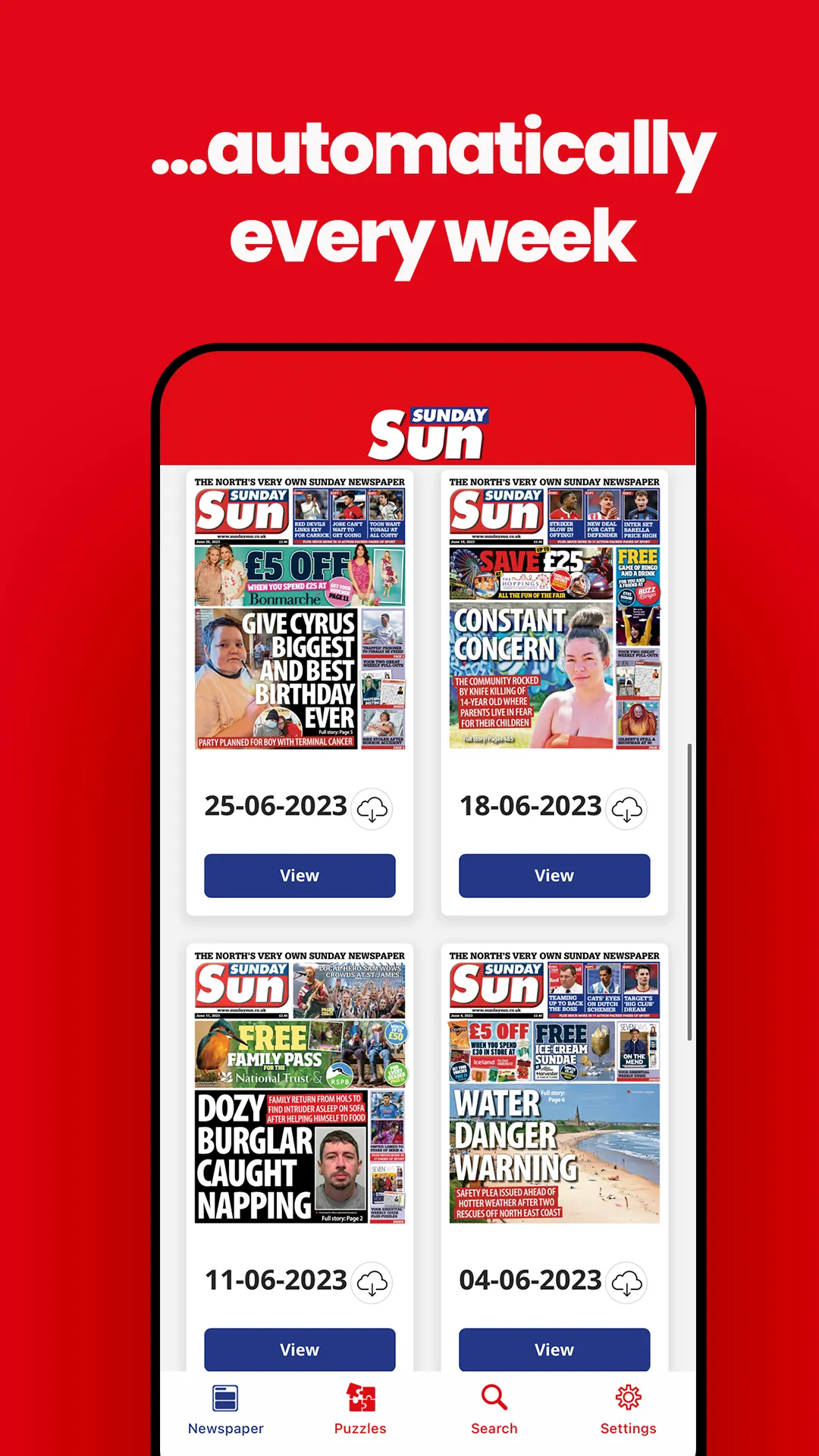 Sunday Sun Newspaper | Indus Appstore | Screenshot