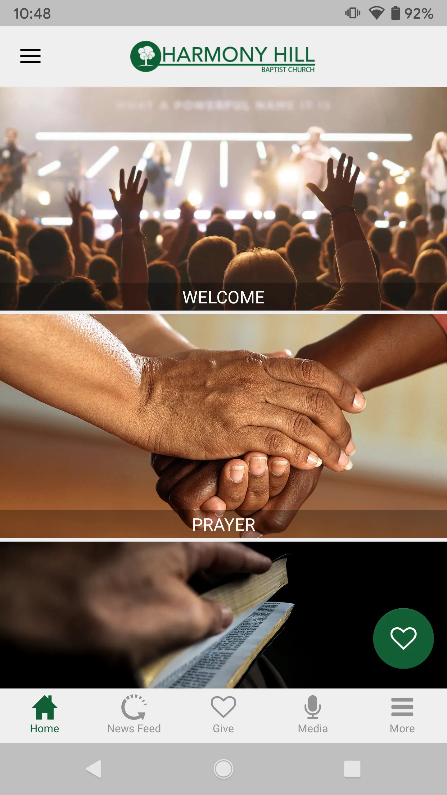 Harmony Hill Baptist | Indus Appstore | Screenshot