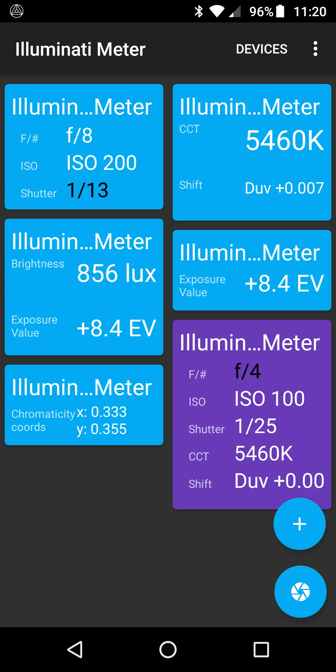 Illuminati Light Meter | Indus Appstore | Screenshot