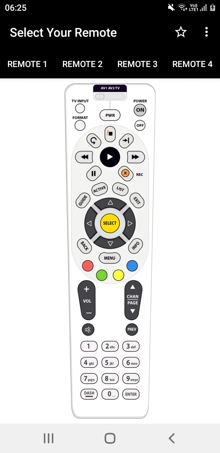 DirecTV Remote | Indus Appstore | Screenshot