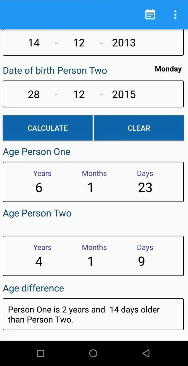 Age Calculator | Indus Appstore | Screenshot