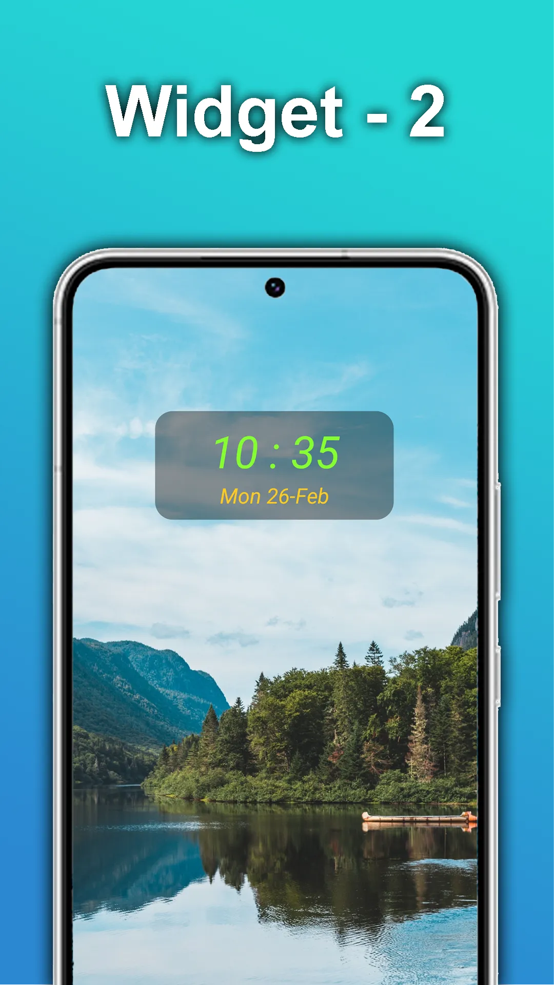 Digital Clock Widget | Indus Appstore | Screenshot