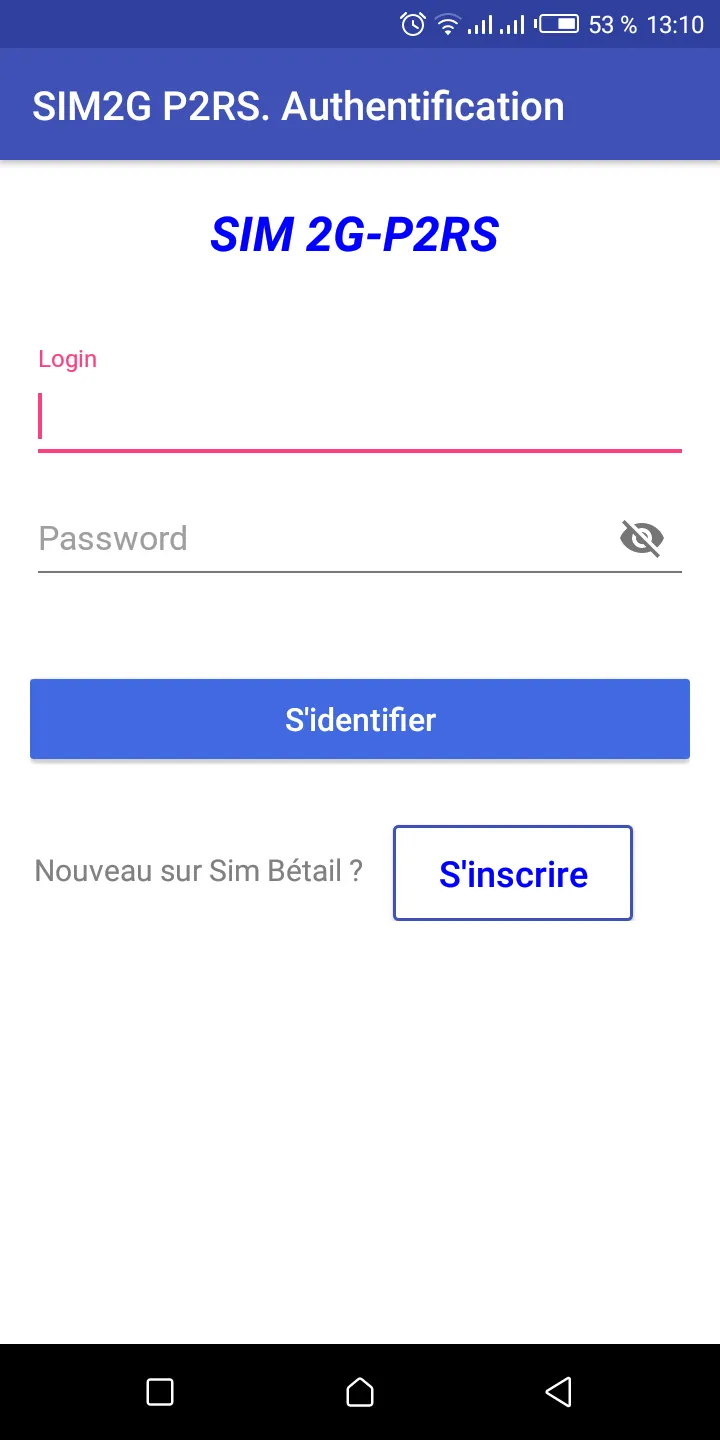 SIM2G - Informations Bétail | Indus Appstore | Screenshot