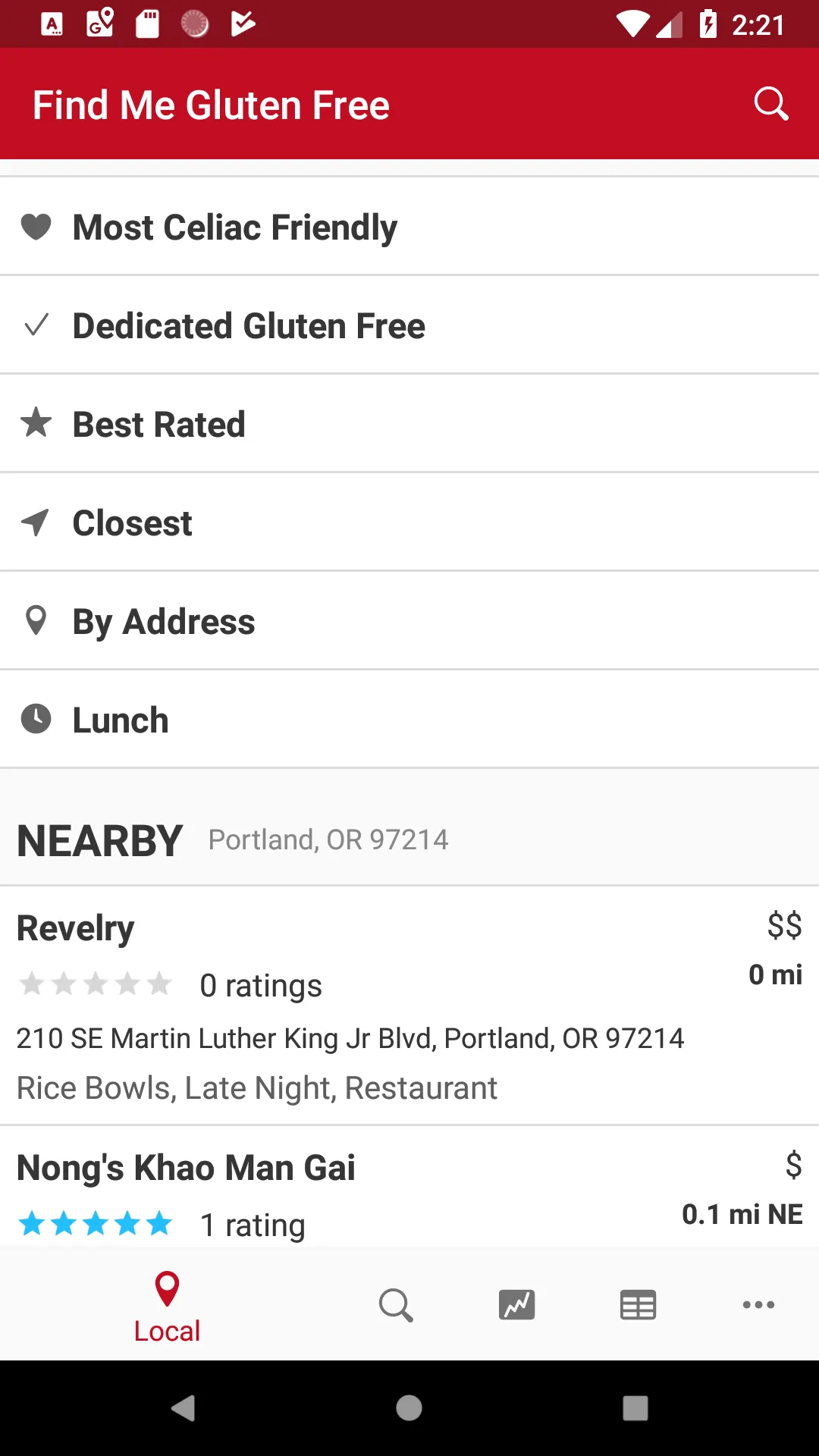 Find Me Gluten Free | Indus Appstore | Screenshot