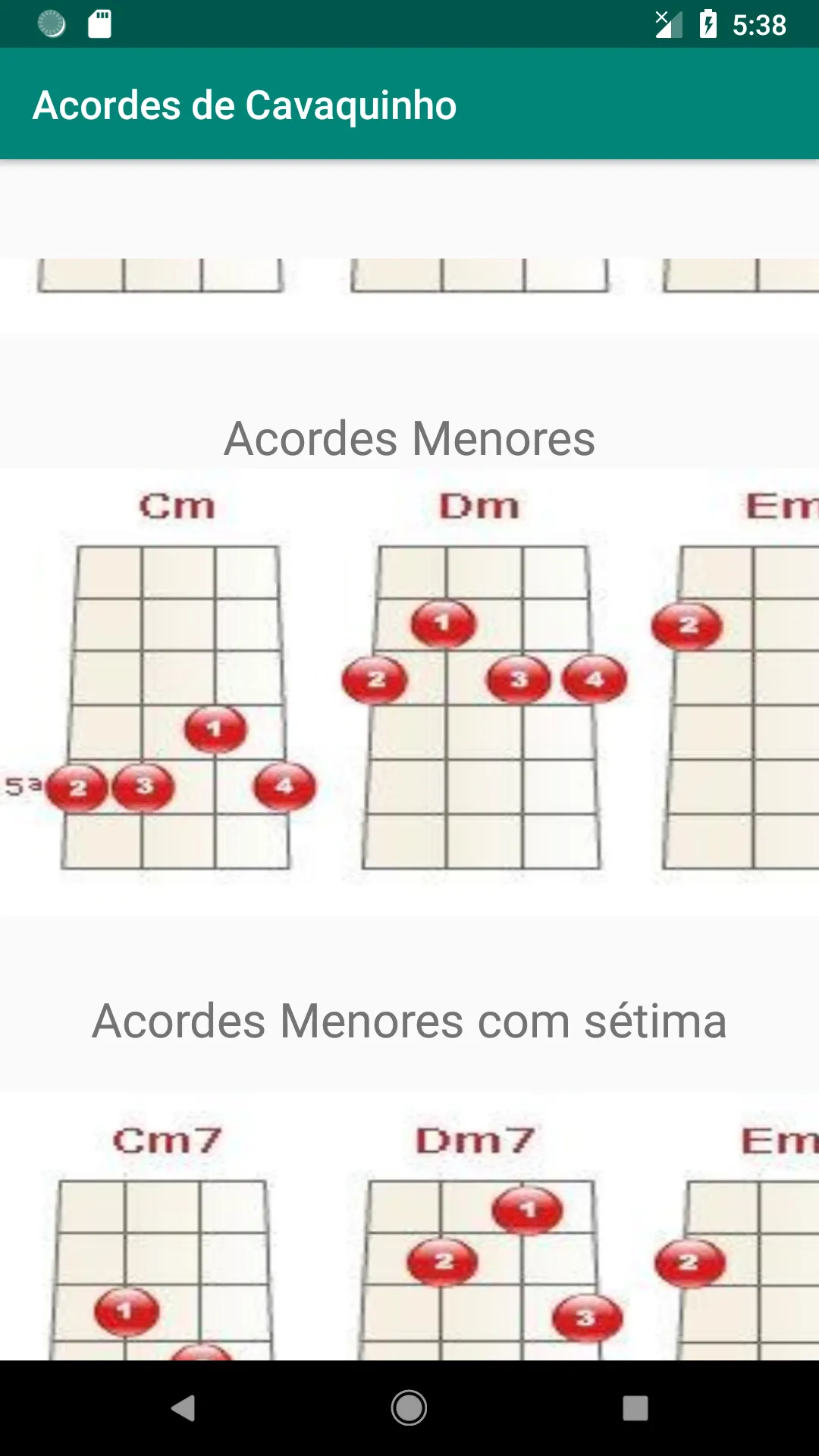 Acordes de Cavaquinho - Afinaç | Indus Appstore | Screenshot