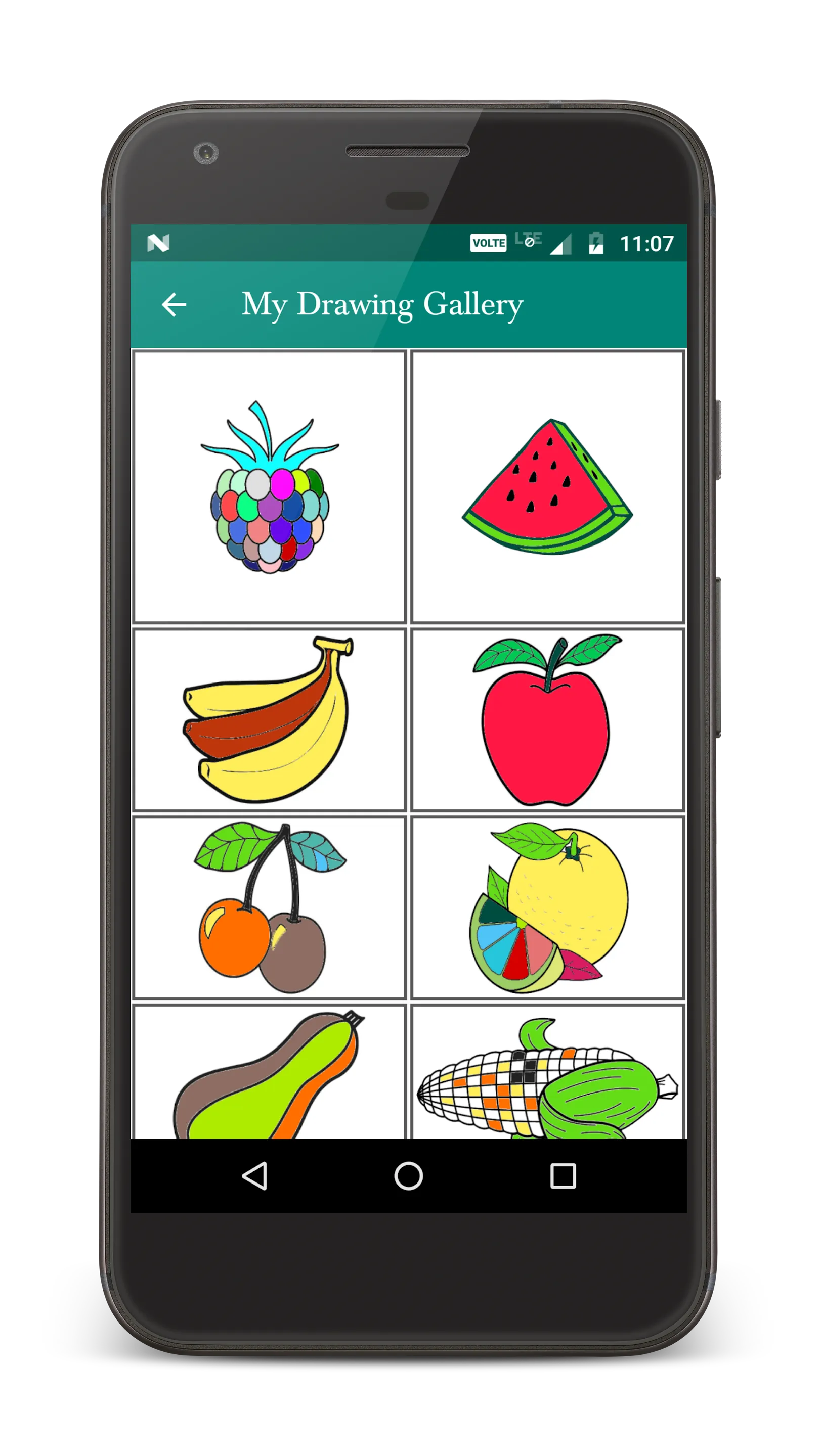 Fruits Coloring | Indus Appstore | Screenshot