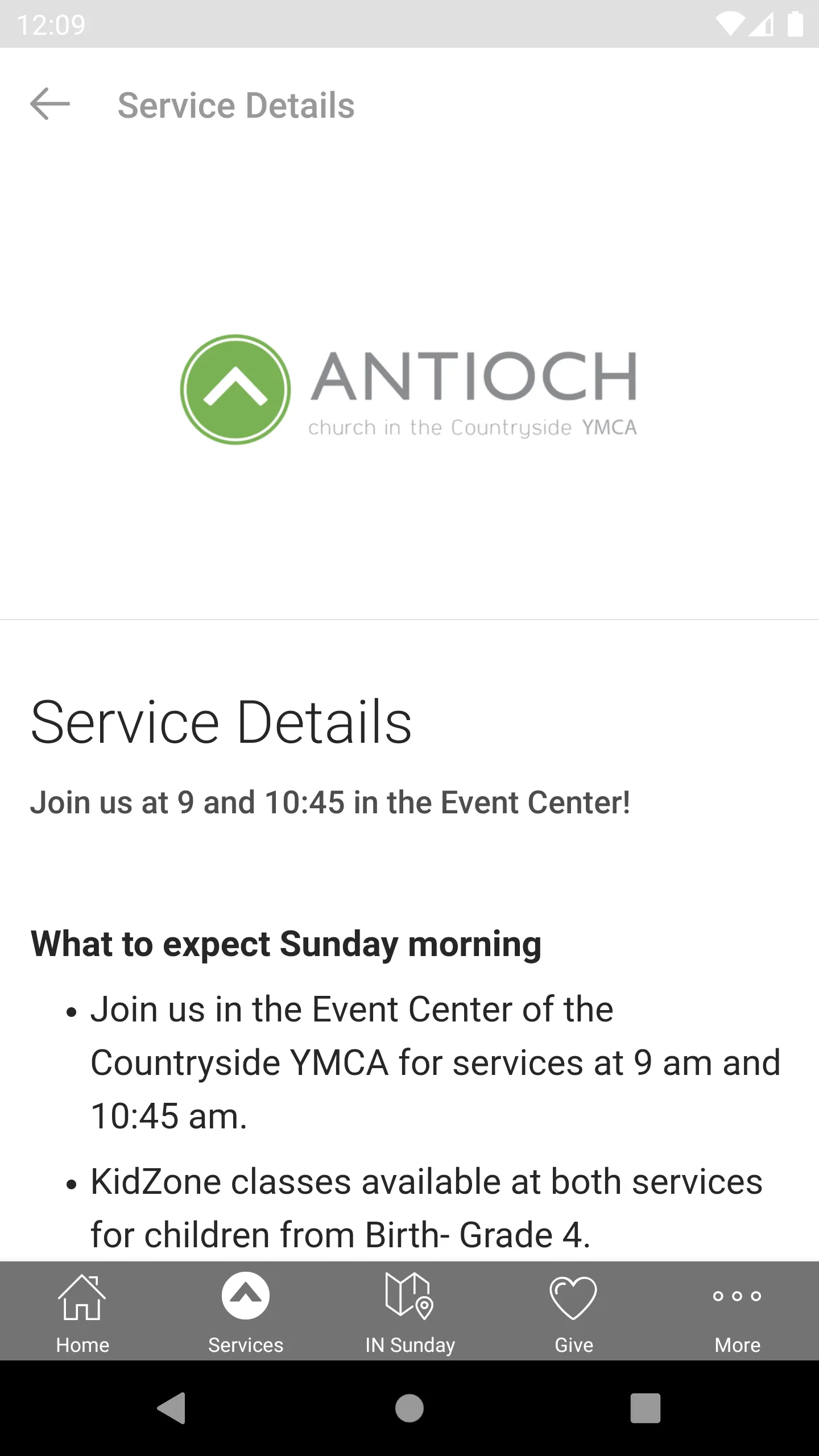 Antioch Church in the Y | Indus Appstore | Screenshot