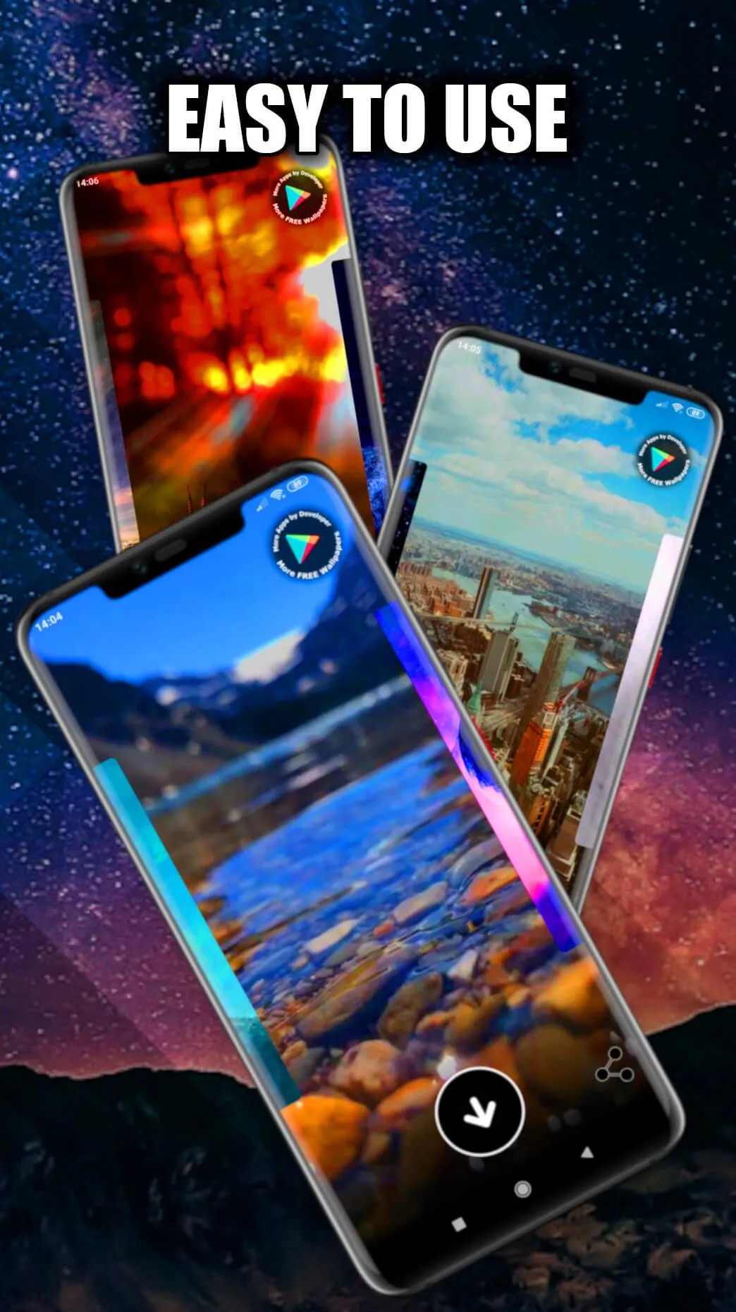 Milky Way Wallpaper Live HD/3D | Indus Appstore | Screenshot