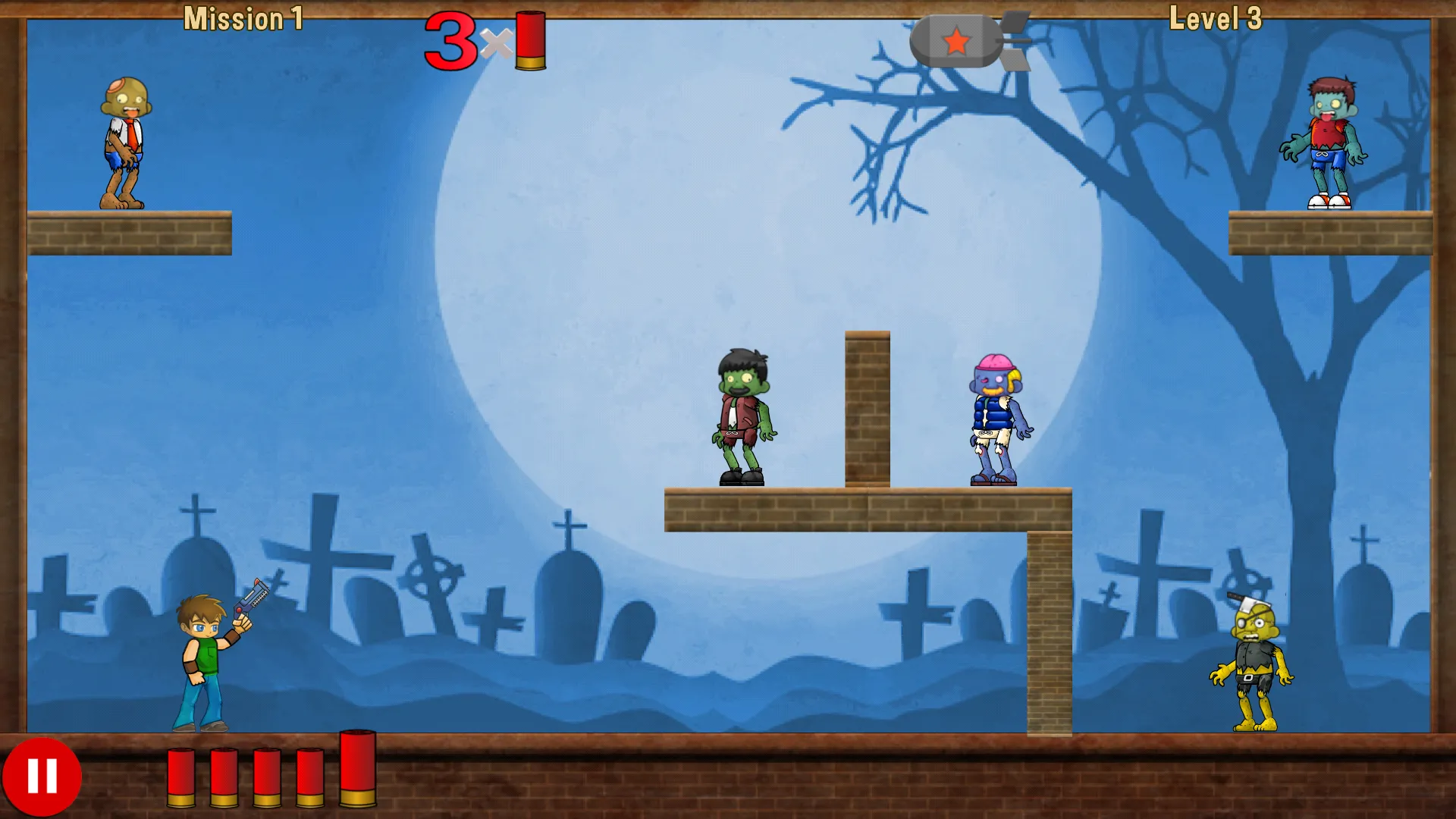 Shoot hungry zombie | Indus Appstore | Screenshot