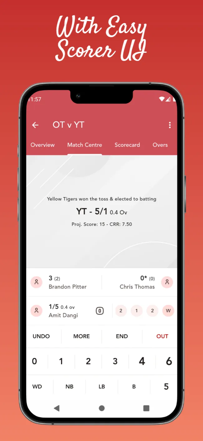 CricScorer-Cricket Scoring App | Indus Appstore | Screenshot
