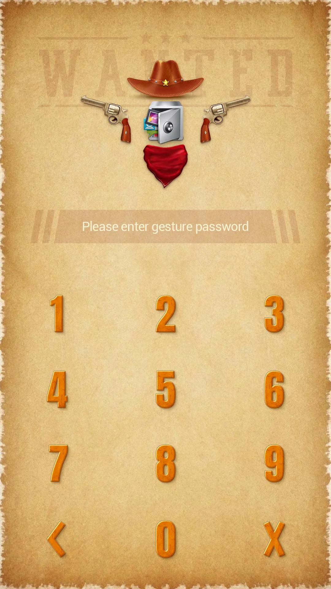 AppLock Theme Cowboy | Indus Appstore | Screenshot