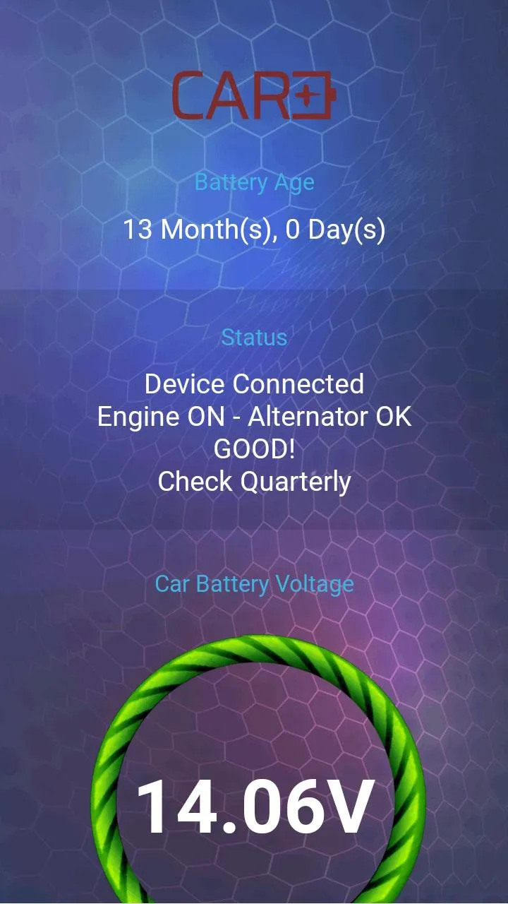 Car+ Battery Sensor | Indus Appstore | Screenshot