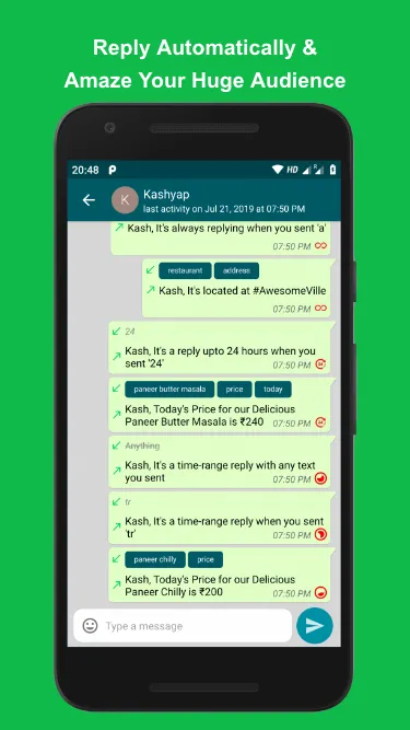 YaaRobot - Auto Reply for WA | Indus Appstore | Screenshot