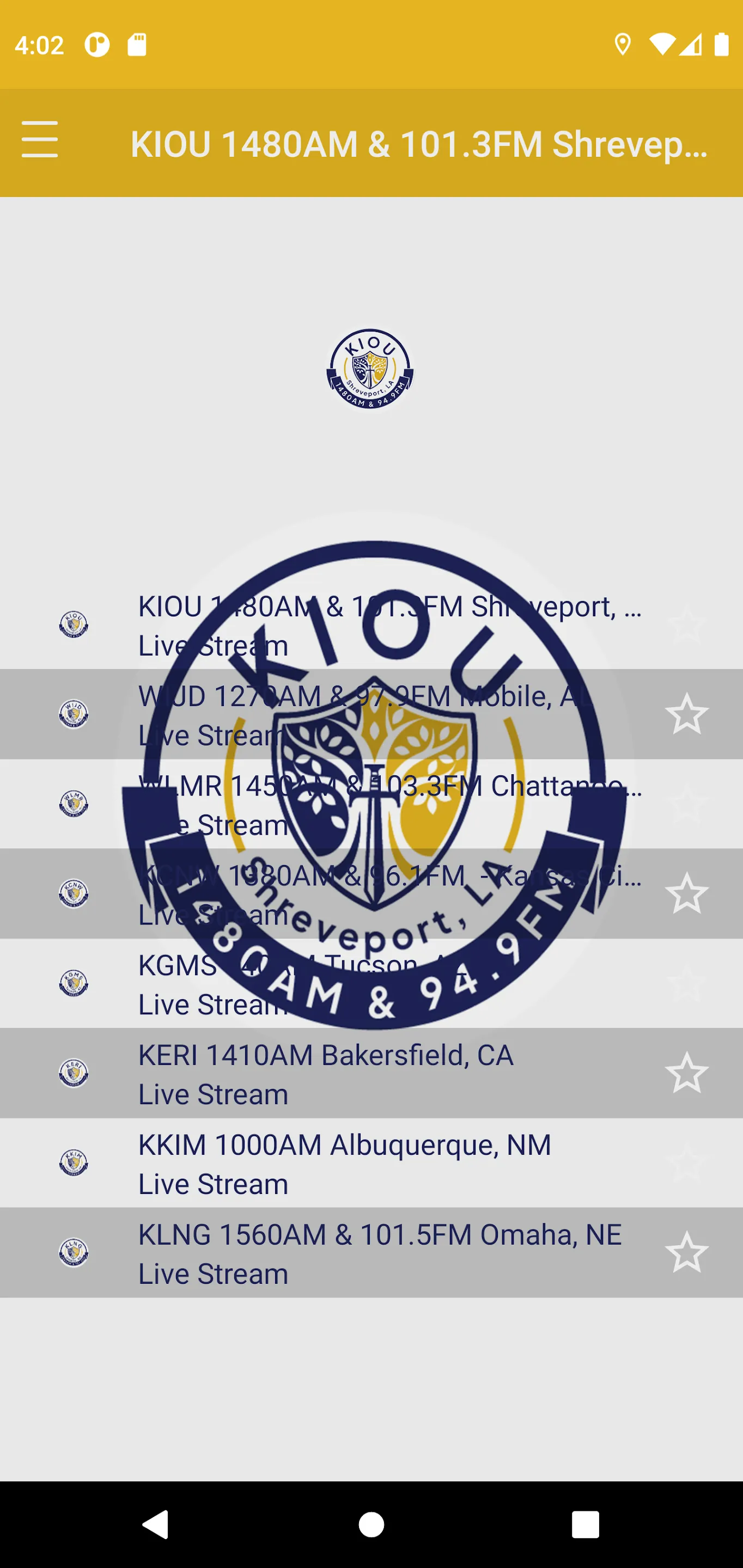 KIOU AM1480 FM94.9 Radio | Indus Appstore | Screenshot