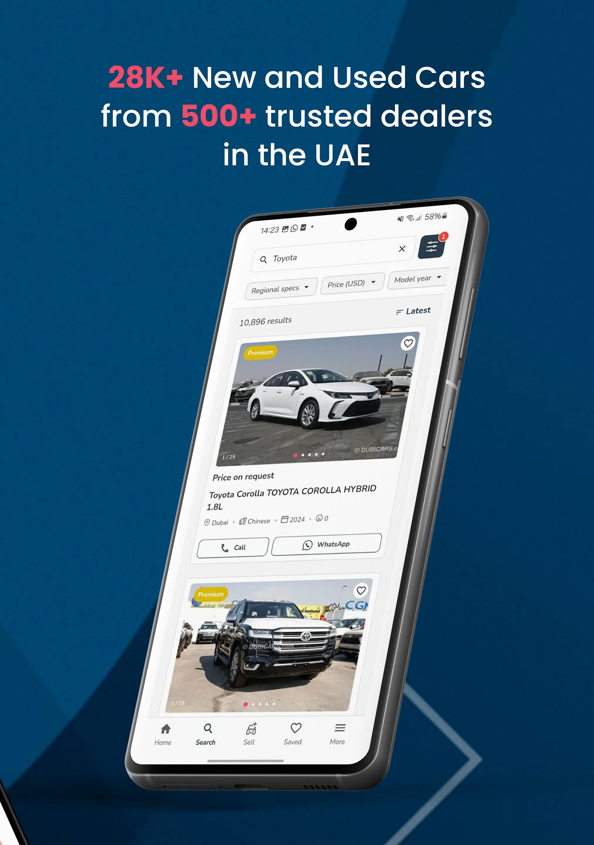 DubiCars: Buy & Sell Cars UAE | Indus Appstore | Screenshot