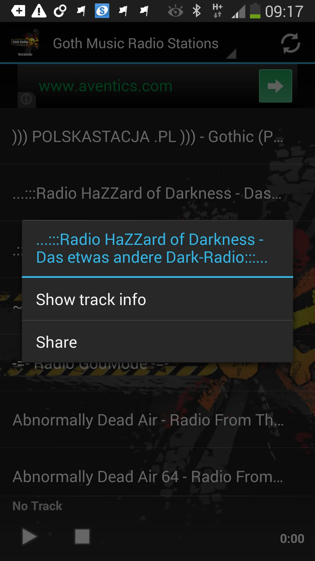 Goth Music Radio Stations | Indus Appstore | Screenshot