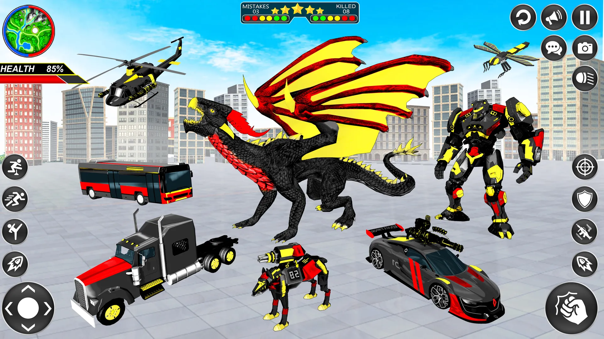 Mech Robot Transforming Games | Indus Appstore | Screenshot