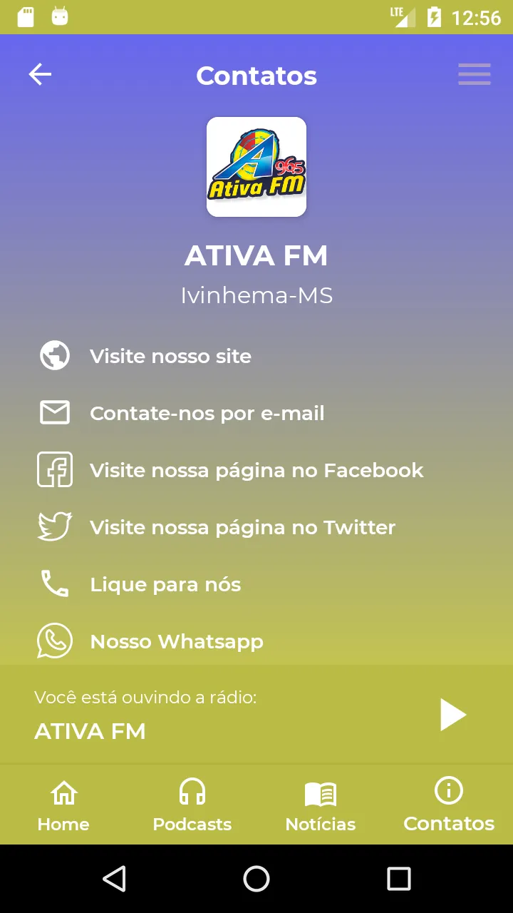 Ativa FM | Indus Appstore | Screenshot