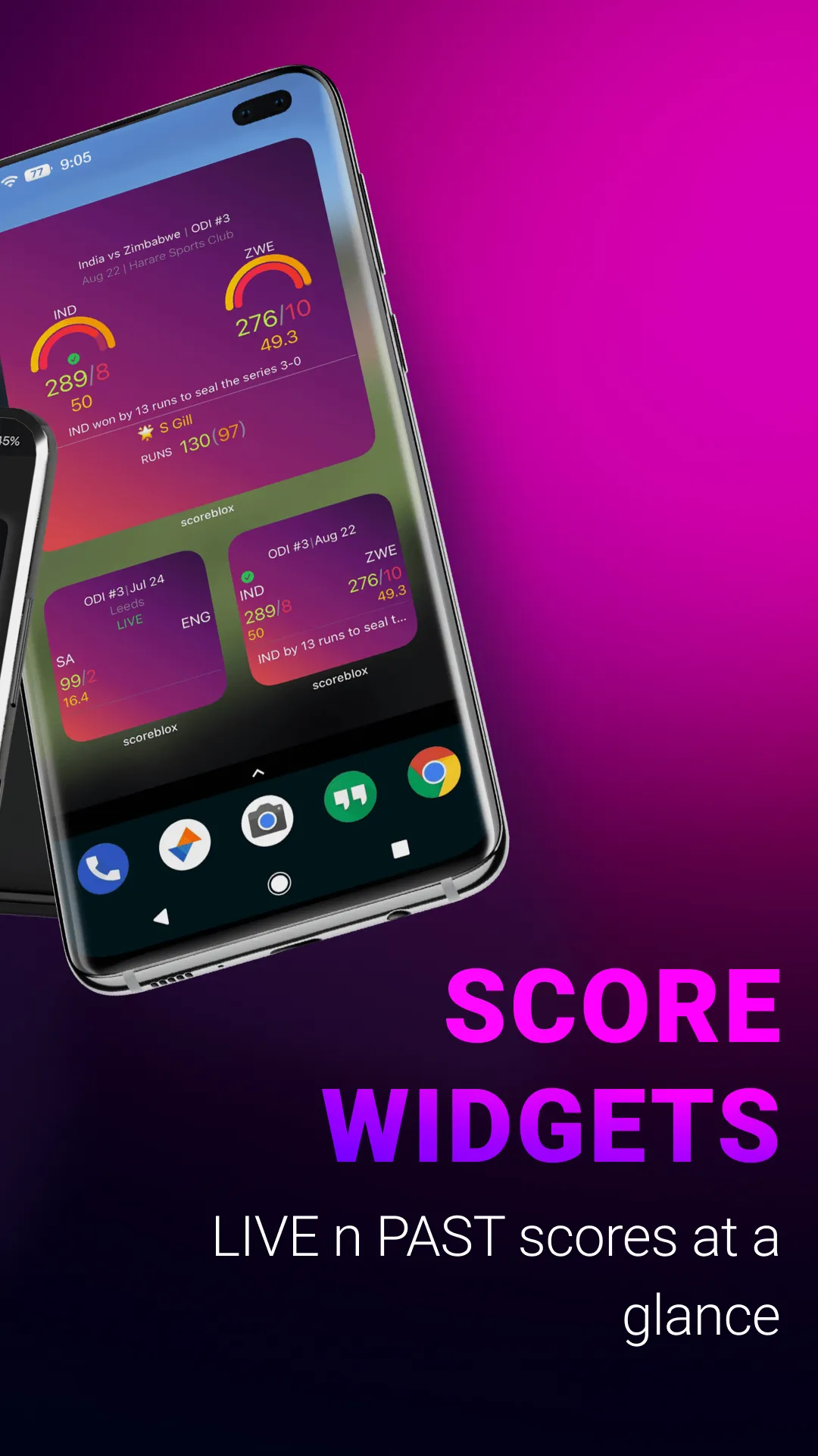 LIVE cricket scores scoreblox | Indus Appstore | Screenshot