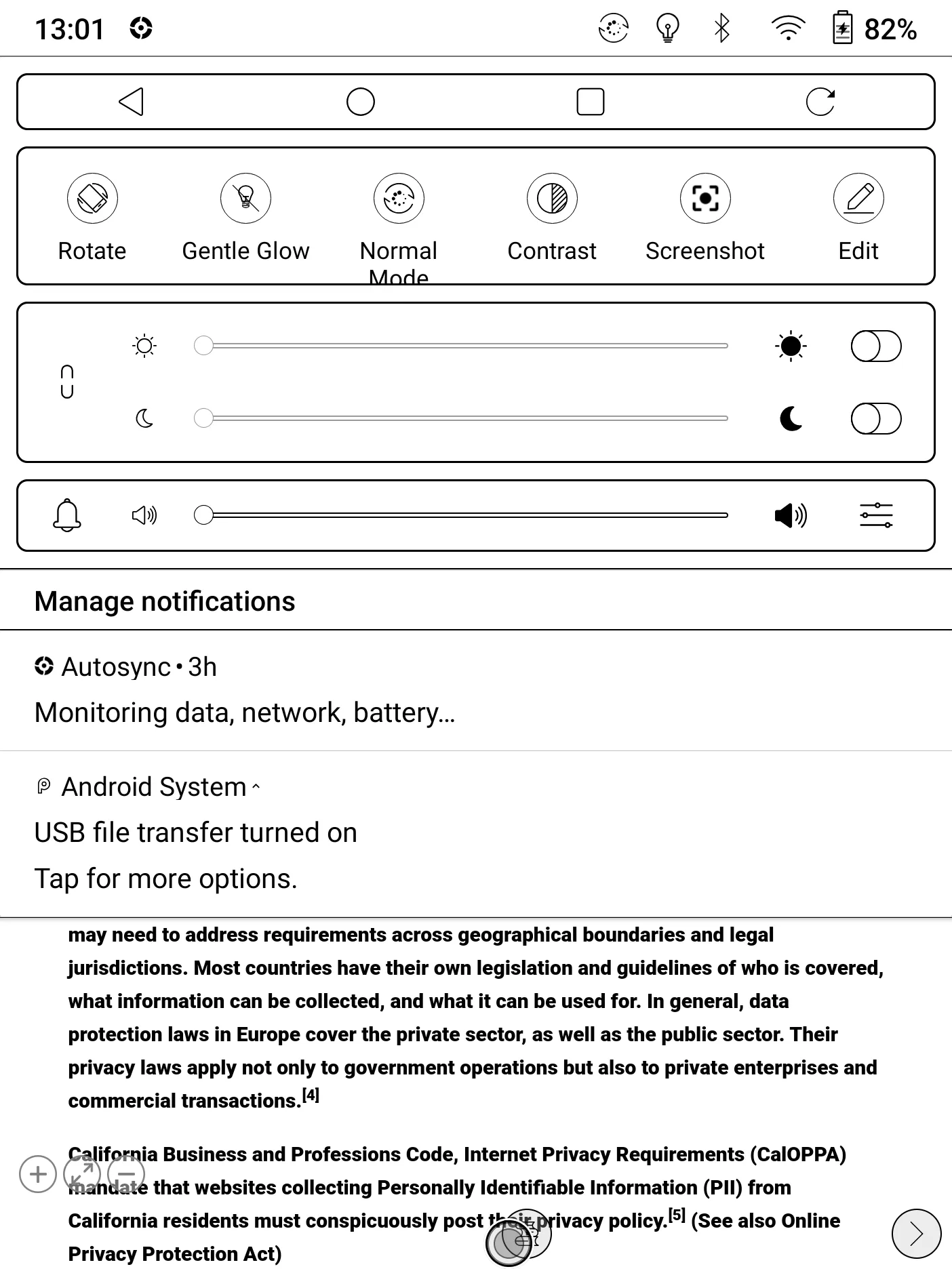 Gentle Glow: Onyx BOOX | Indus Appstore | Screenshot