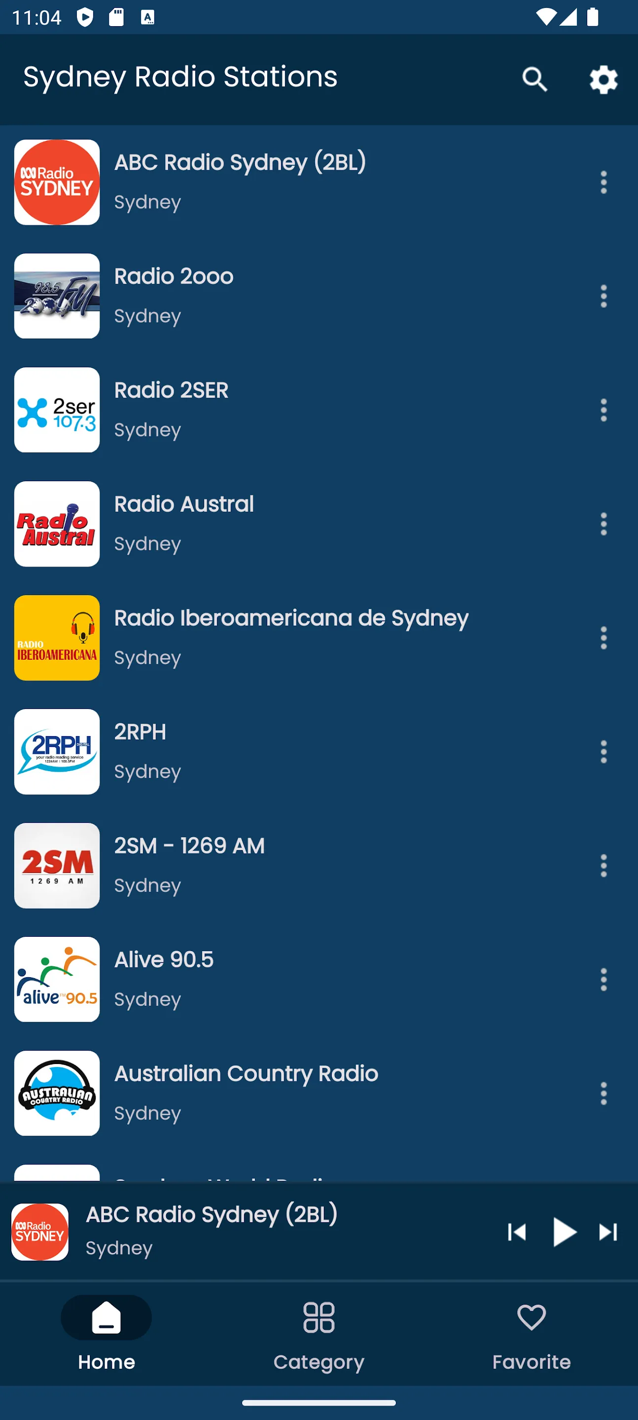 Radios from Sydney | Indus Appstore | Screenshot