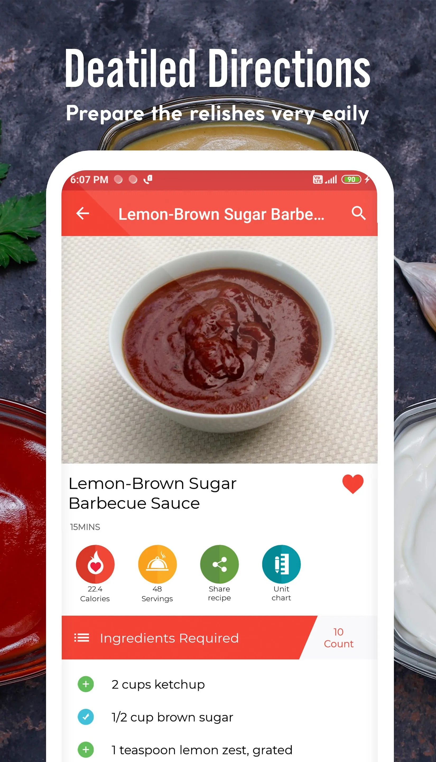 Sauce Recipes | Indus Appstore | Screenshot